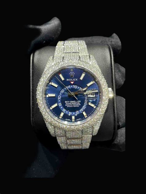 rolex bust down vvs diamonds